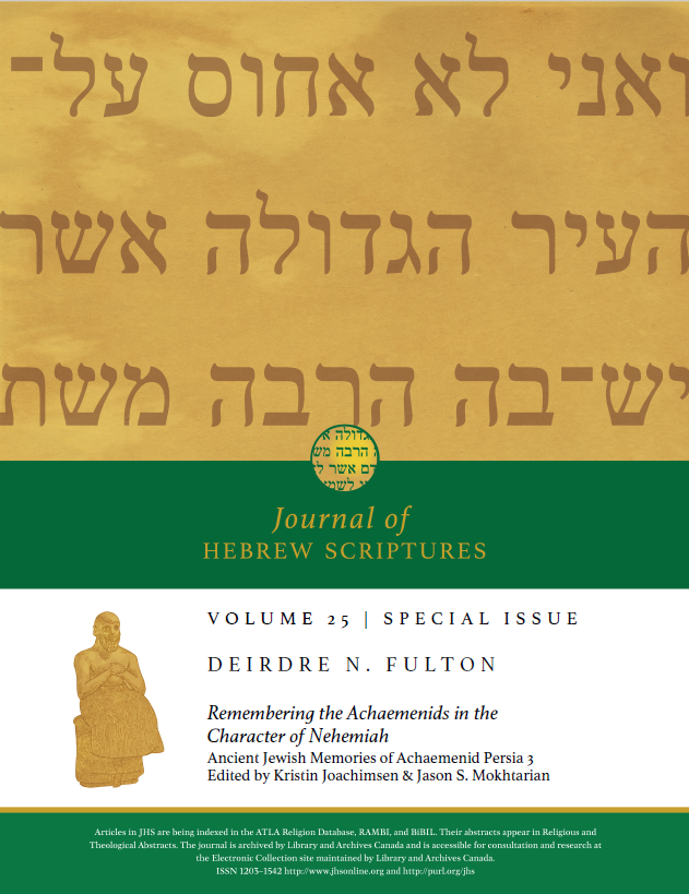 JHS Volume 25 Special Issue Cover